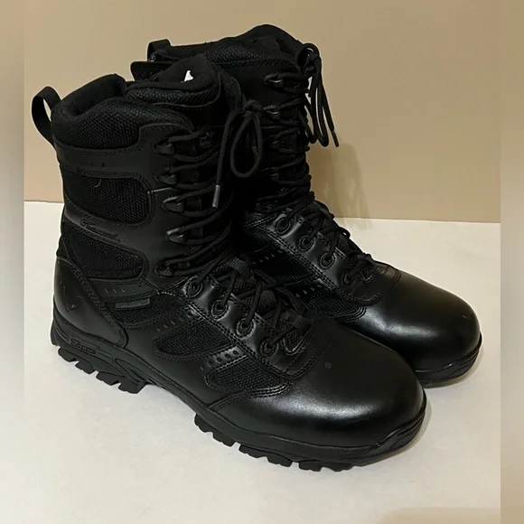 Thorogood Deuce Waterproof Side Zip Black Men’s Boots Composite Safety Toe 10.5 - Picture 1 of 8